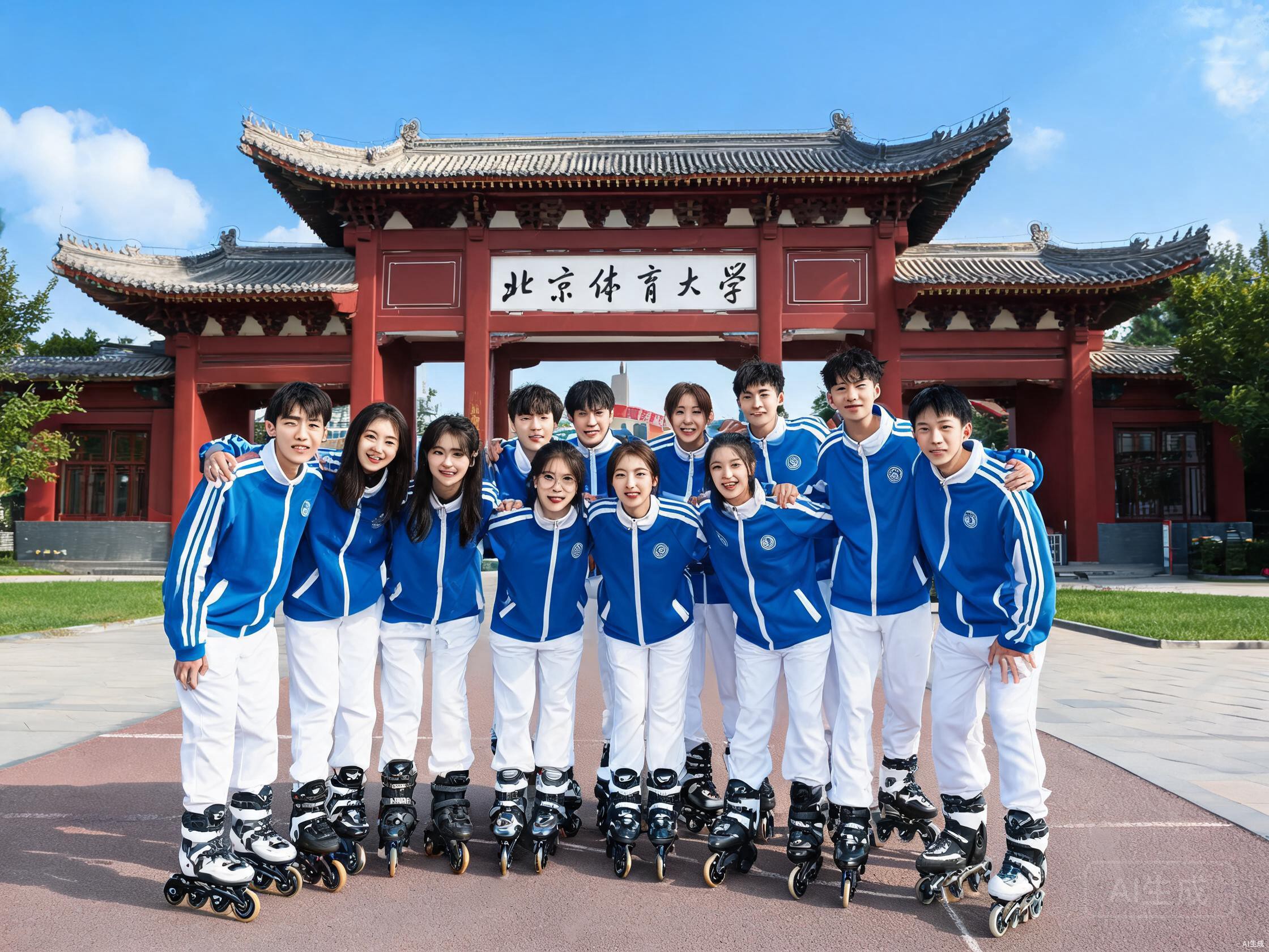 北京体育大学轮滑校队